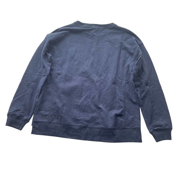 Wildfox Statement Sweatshirt Social Navy Blue French Terry - Picture 6 of 13